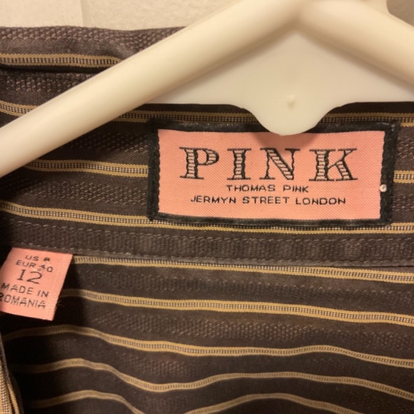 Thomas Pink London size 12 button up striped top - Picture 2 of 12